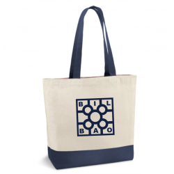 Bolsa Playa Baldosa de Bilbao Letras azul