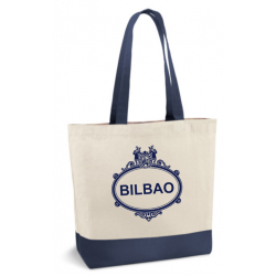 Bolsa Playa Placa Calles Bilbao azul
