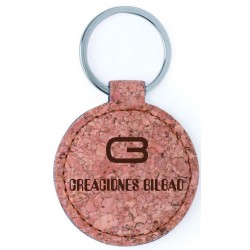 Llavero Corcho redondo