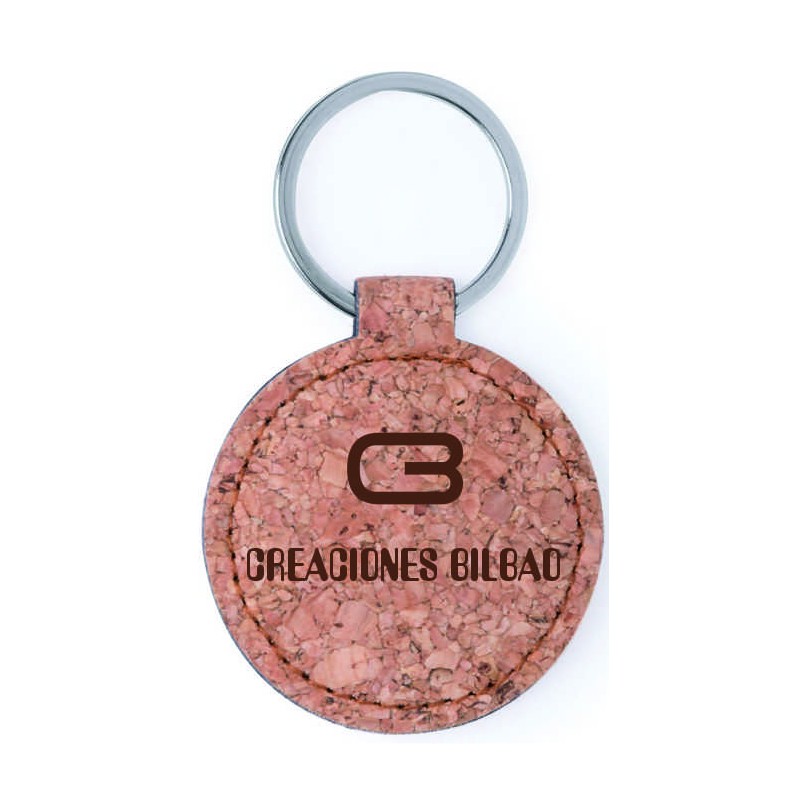 Llavero Corcho redondo