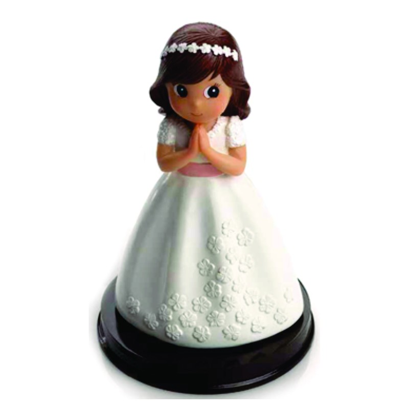Figura tarta niña comunión manos
