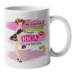 Taza Rica blanca