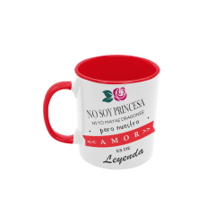 Taza Nuestro amor es de leyenda roja