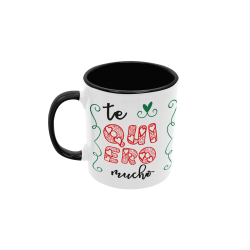 Taza Te quiero negra