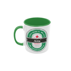 Taza aita cerveza