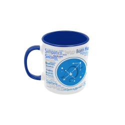 Taza Horóscopo Sagitario azul