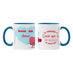 Taza Te volvería a decir que sí azul