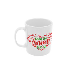 Taza Loco de amor por ti blanca