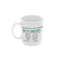Taza Nuestra relación no es corriente blanca