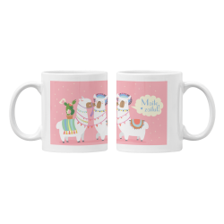 Taza Llamas maite zaitut blanca