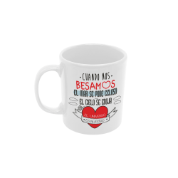 Taza El universo es nuestro blanca