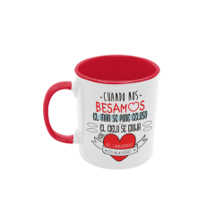 Taza El universo es nuestro roja