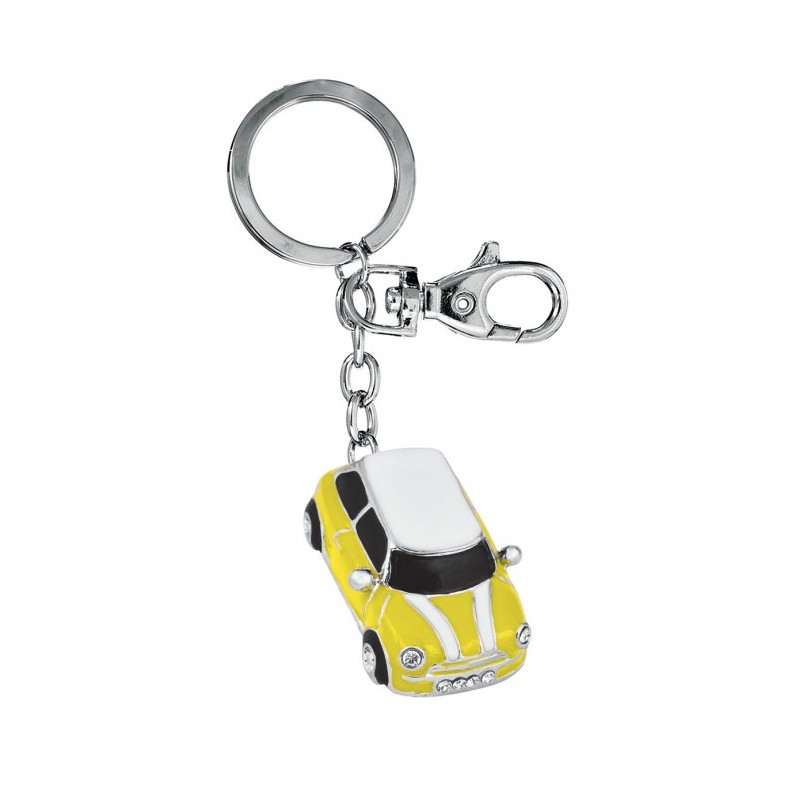 Llavero coche Mini amarillo