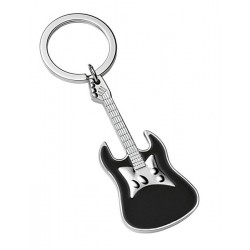 Llavero guitarra eléctrica negra