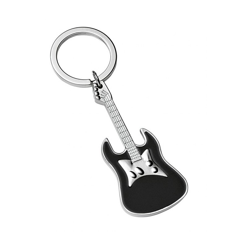 Llavero guitarra eléctrica negra