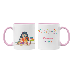 Taza Gracias mamá rosa
