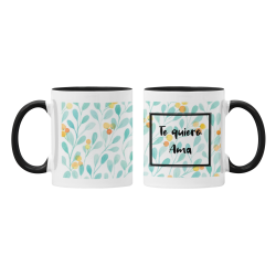 Taza Te quiero Ama negra