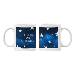 Taza La mejor ama del universo blanca