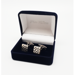 Gemelos plata Baldosa de Bilbao