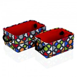 Cestas tela baldosa de Bilbao pack 2