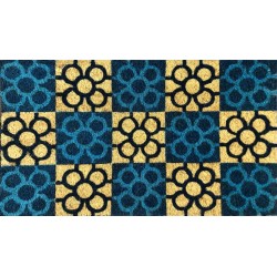 Felpudo Baldosa Bilbao azul