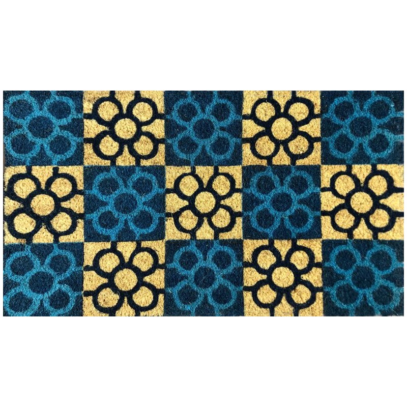 Felpudo Baldosa Bilbao azul