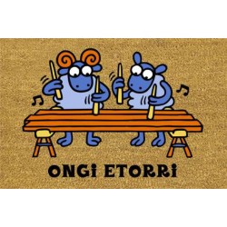 Felpudo txalaparta ovejas