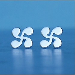 Pendientes Lauburu plata