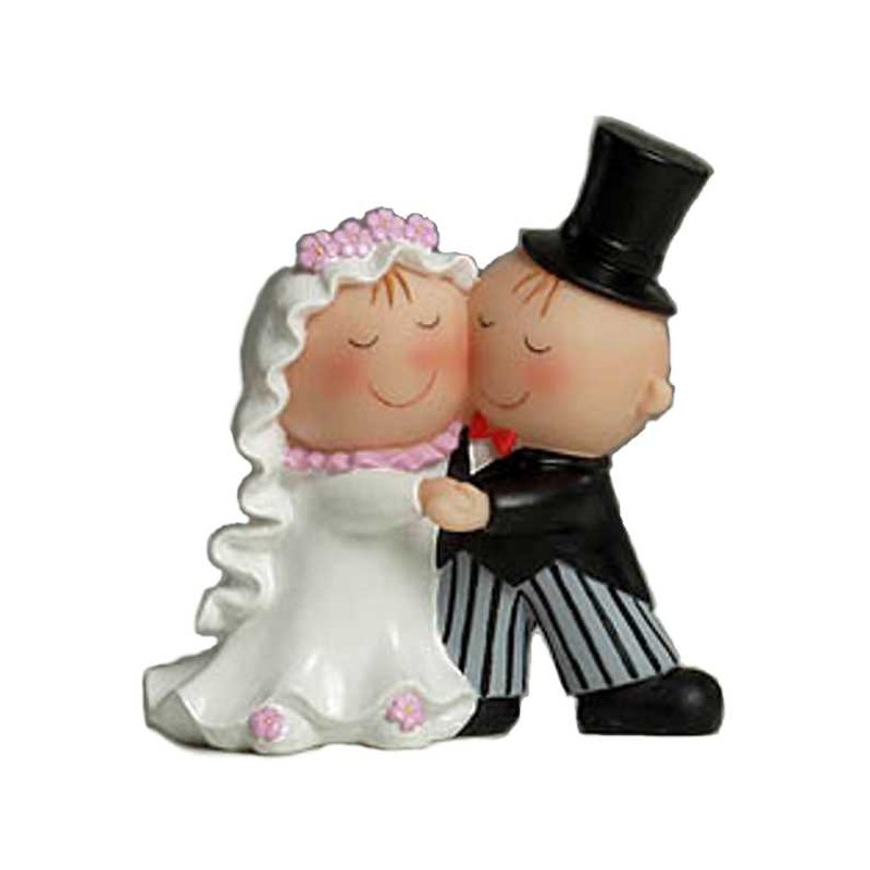 Figura tarta de boda novios bailando