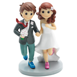 Figura tarta boda novios...