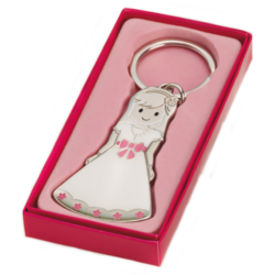 Llavero comunión niña lazo