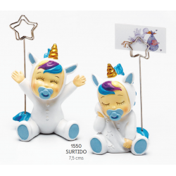 Figura porta fotos bebé...