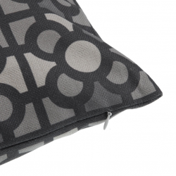 Cojín con relleno Baldosa de Bilbao gris relleno