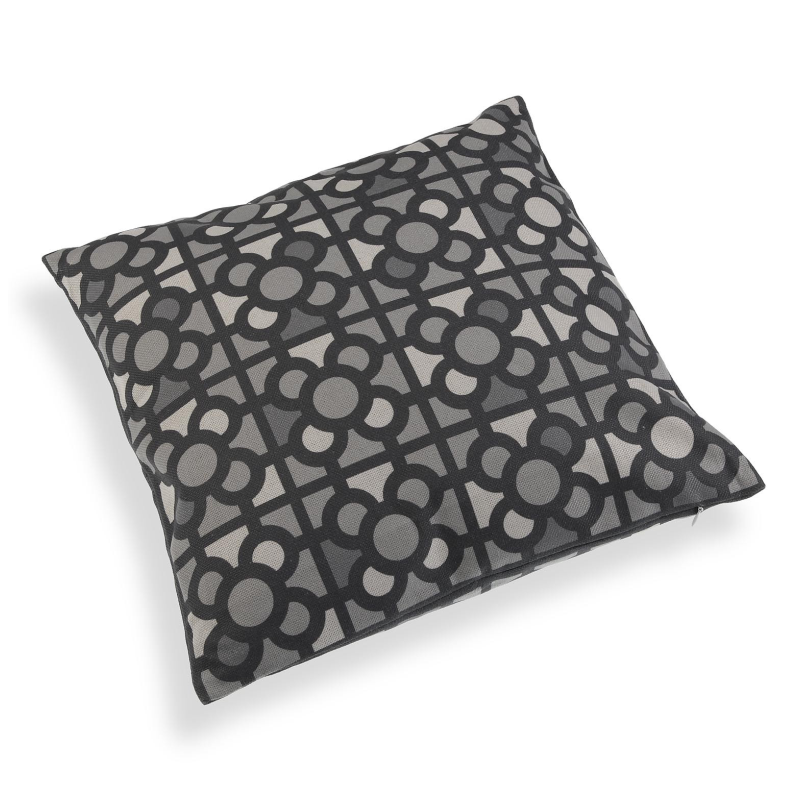 Cojín con relleno Baldosa de Bilbao gris