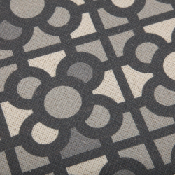 Mantel individual tela Baldosa de Bilbao Gris detalle