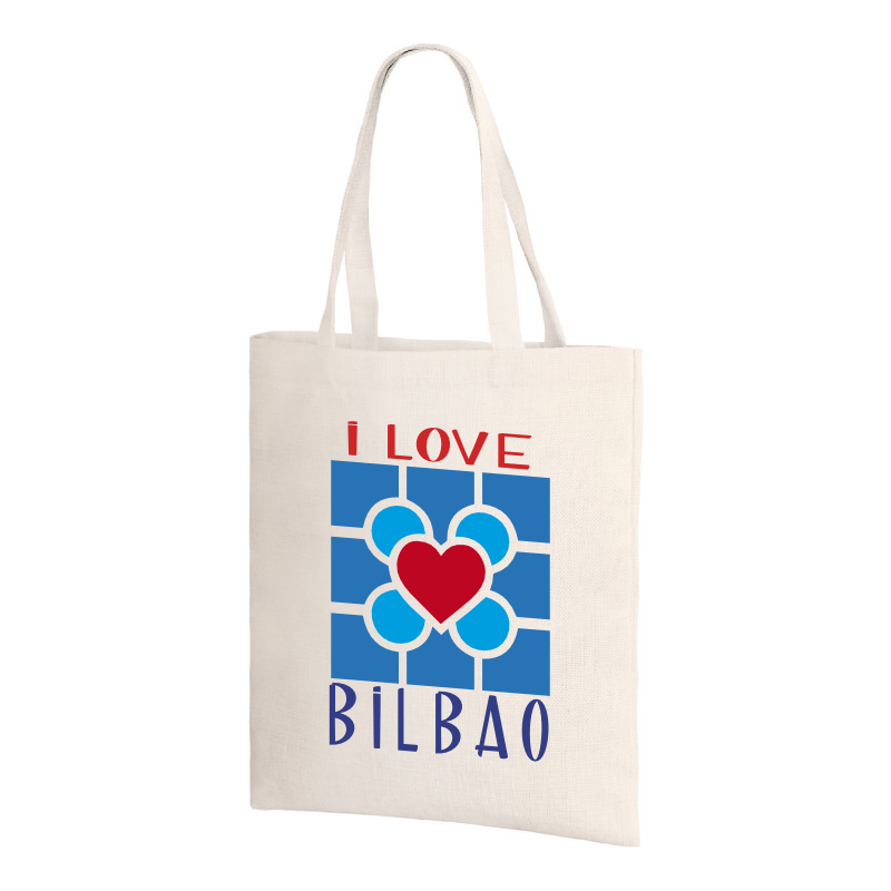 Bolsa Baldosa Bilbao Corazón I love Bilbao