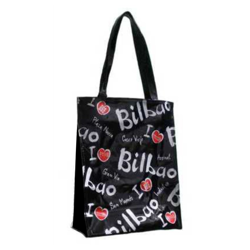 Bolsa Charol I love Bilbao estilo Harrods