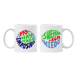 Taza No hay nada imposible blanca