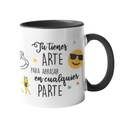 Taza Tienes arte negra