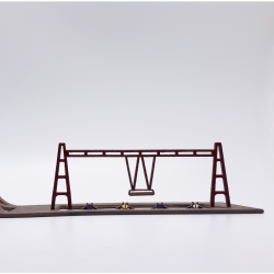 Botellero Puente Bizkaia detalle traineras