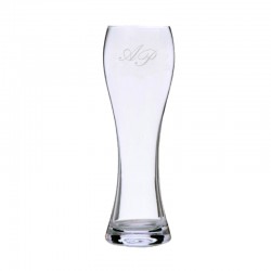 Vaso cerveza personalizado con iniciales