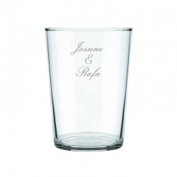 Vaso sidra personalizado con nombres