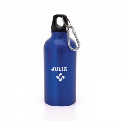 Bidón personalizado azul con nombre y lauburu