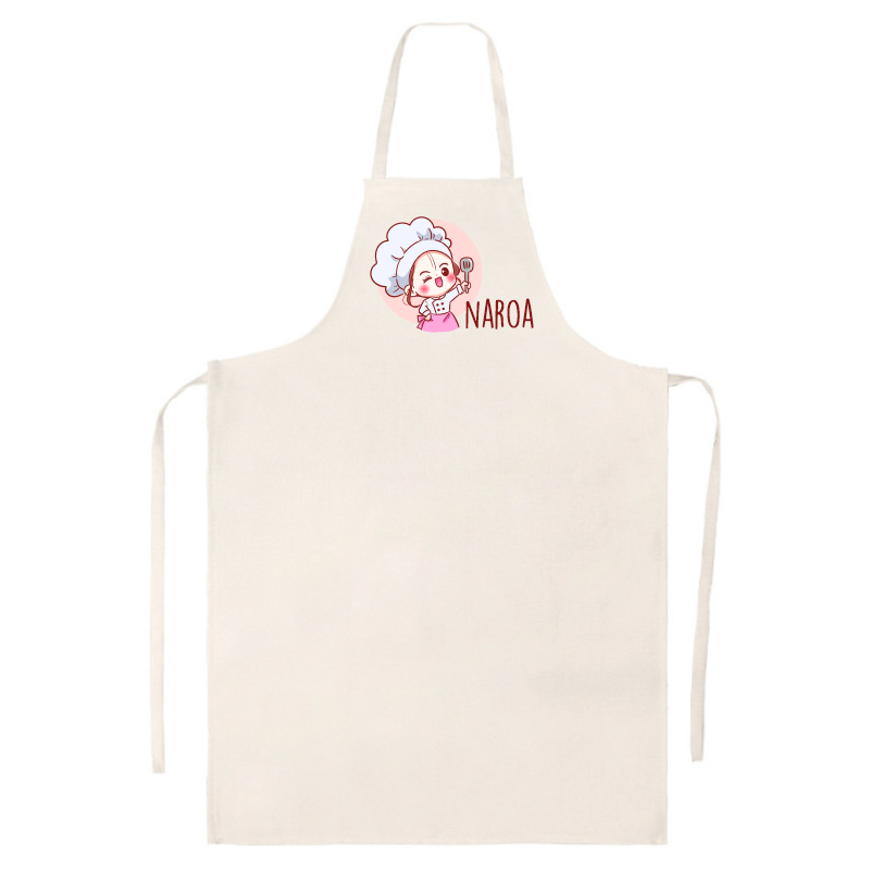 Delantal personalizado con nombre