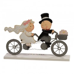 Figura novios bici tándem