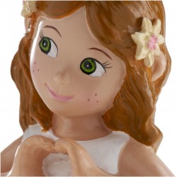Figura tarta niña comunión love detalle