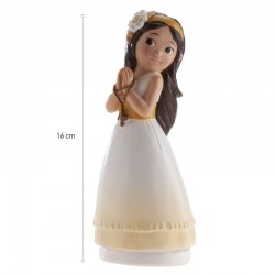 Figura tarta niña comunión rosario