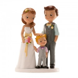 Figura tarta boda con niño