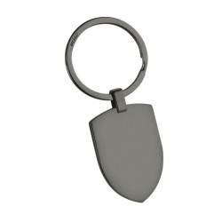 Llavero escudo antracita