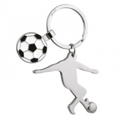 Llavero futbolista con balón